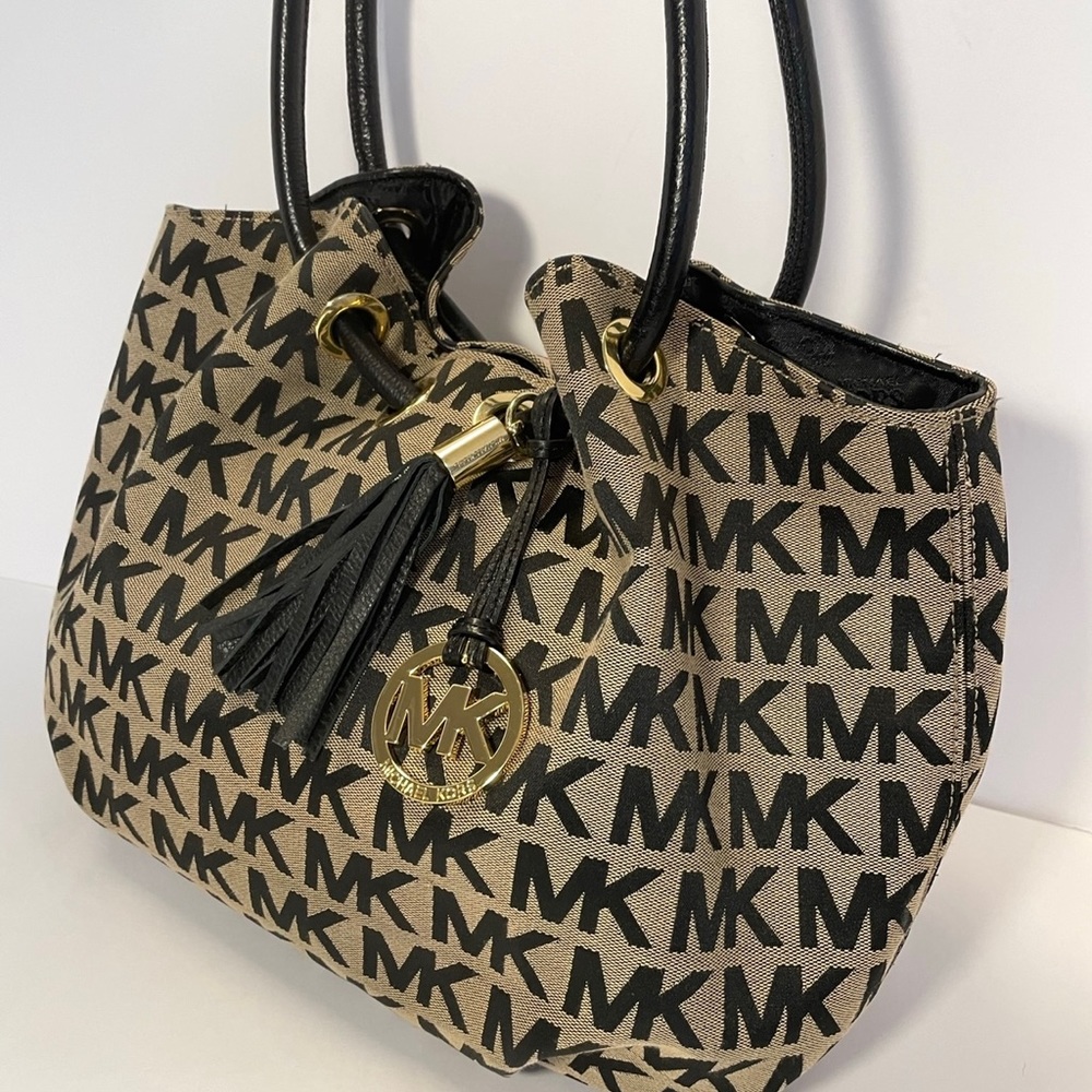 Michael Kors Canvas Logo Purse